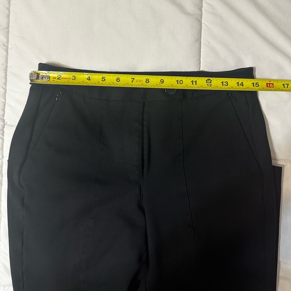 Anthropologie Maeve Ankle Zip Pants Black Size 10 Career Office - Picture 12 of 16